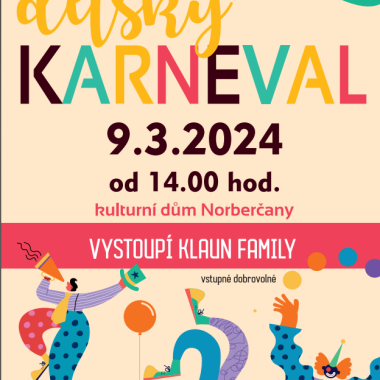 Dětský karneval v KD Norberčany - 9.3.2024 1